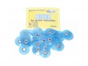 Leštící disky 12mm (40ks/bal) - COARSE (modrá)