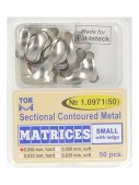 Matrice sekční profilované WITH LEDGE - SMALL - 0.050mm (Hard)
