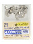 Matrice sekční profilované WITH LEDGE - SMALL - 0.035mm (Hard)