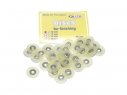 Leštící disky 10mm (40ks/bal) - FINE (žlutá)