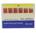 Guttaperčové čepy DiaDent standard konicita .02 - vel. 020 (DR.1504.20)