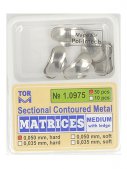 Matrice sekční profilované WITH LEDGE - MEDIUM - 0.050mm (Hard)