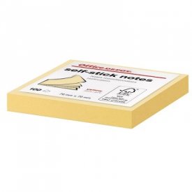 Samolepicí bloček 76,0 x 76,0 mm, žluté